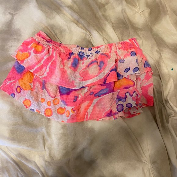 Lilly Pulitzer Tops - lily pulitzer pink print cropped tube top